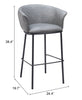 The Garston Barstool Gray  Era and Style Inspired Home Decor 1