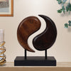 Yin Yang Handmade Wooden Sculpture by Decozen