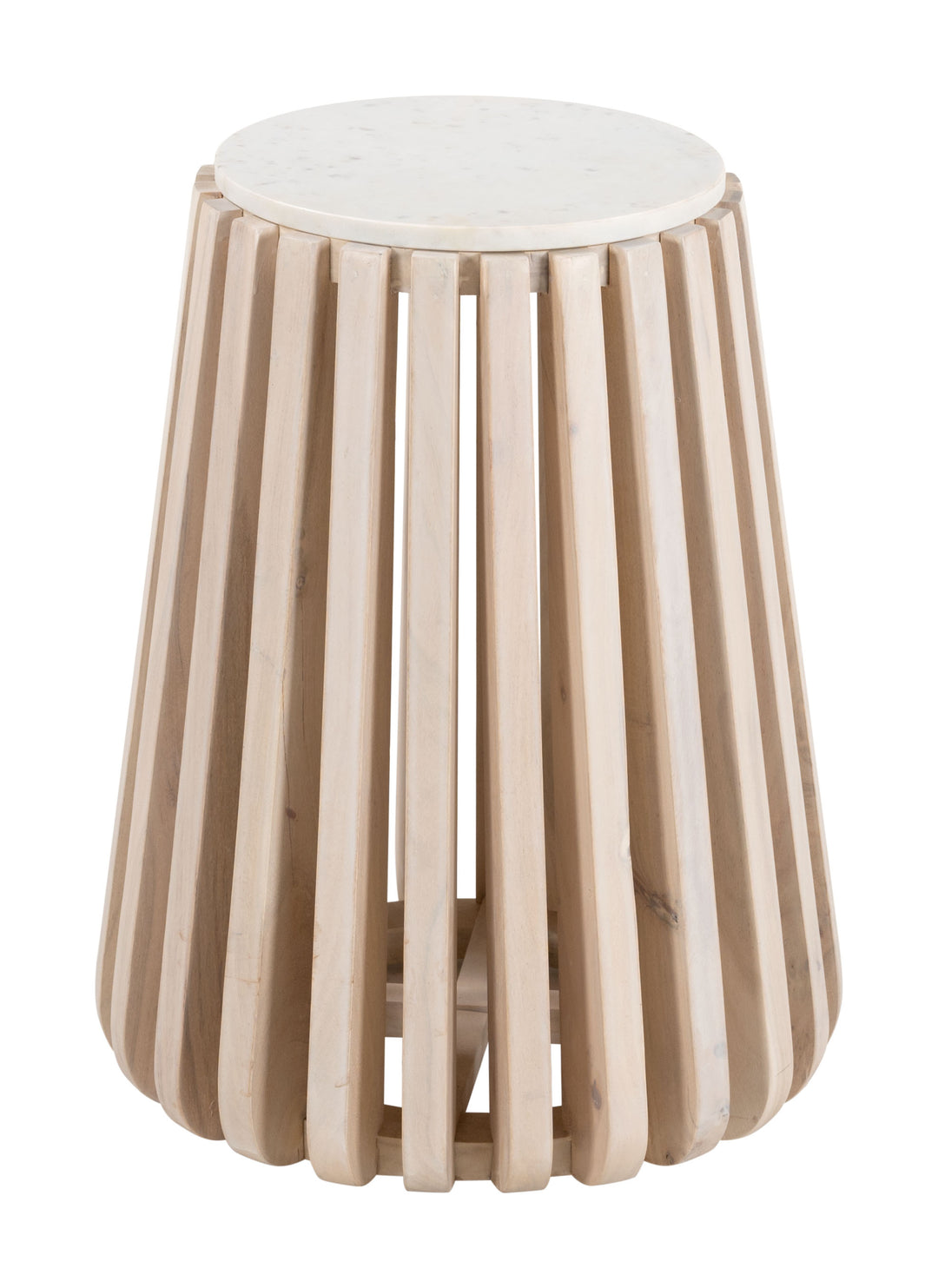 The Cyprus Side Table White & Natural  Era and Style Inspired Home Decor 1