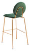 The Odessa Barstool (Set of 2) Green & Gold  Era and Style Inspired Home Decor 1