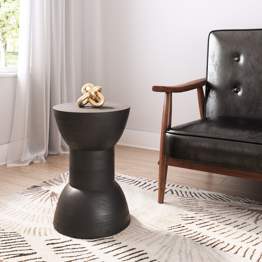 The Wisdom Side Table Black  Era and Style Inspired Home Decor 1