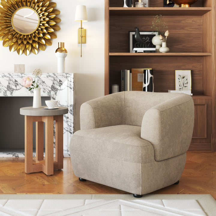 The Bekker Accent Chair Golden Beige  Era and Style Inspired Home Decor 1