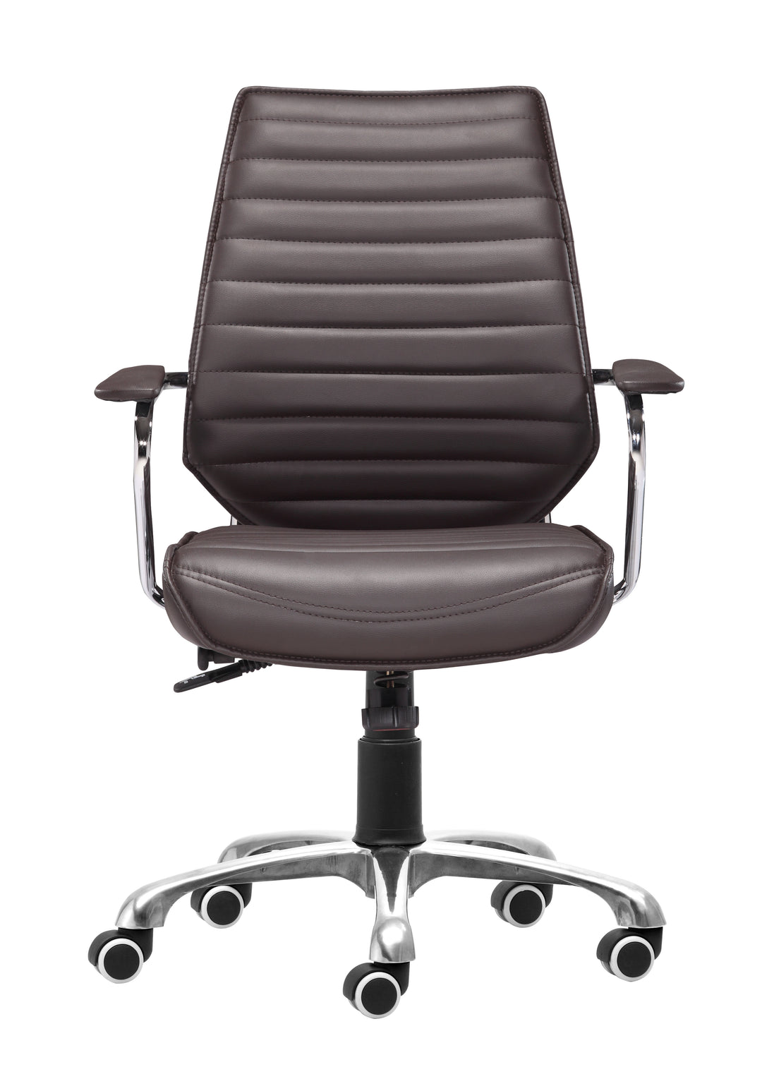 The Enterprise Low Back Office Chair Espresso  Era and Style Inspired Home Decor 1