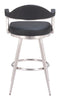 The Vagur Swivel Barstool Black  Era and Style Inspired Home Decor 1