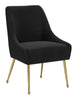 The Maxine Dining Chair Black & Gold  Era and Style Inspired Home Decor 1