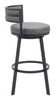 The Gimsby Swivel Barstool Gray  Era and Style Inspired Home Decor 1