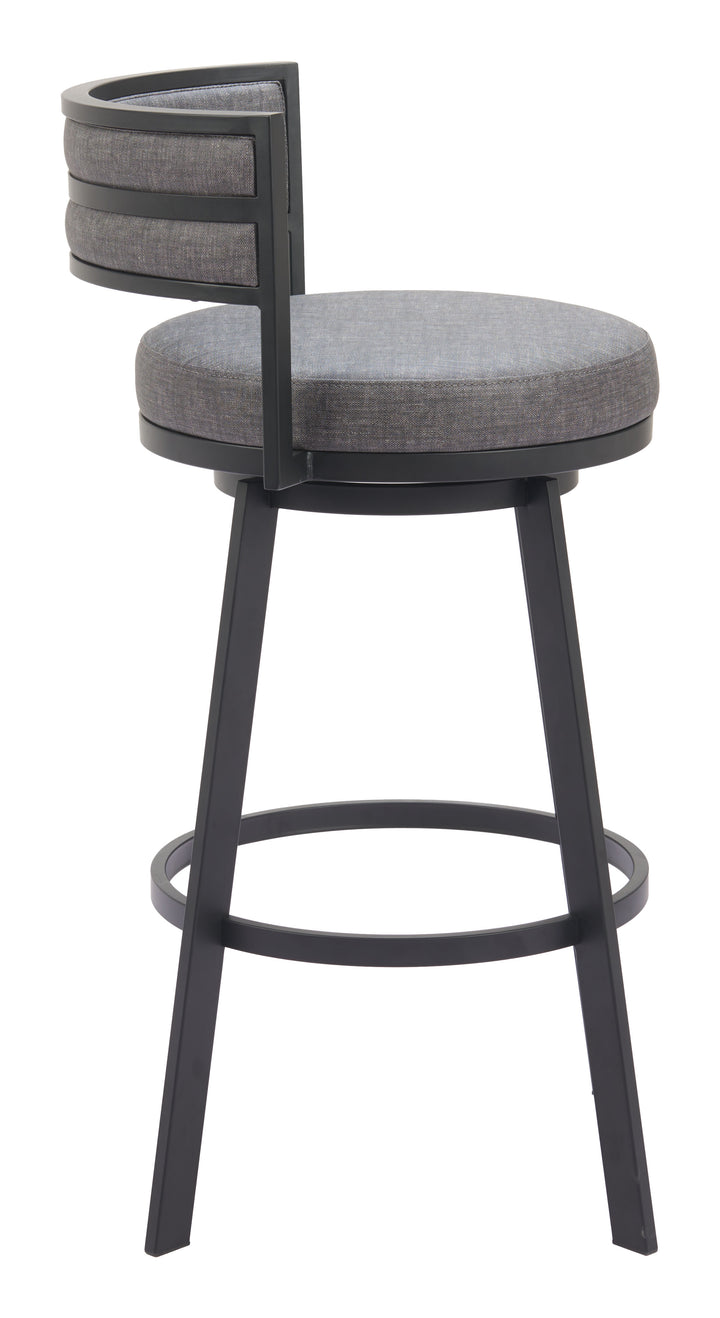 The Gimsby Swivel Barstool Gray  Era and Style Inspired Home Decor 1