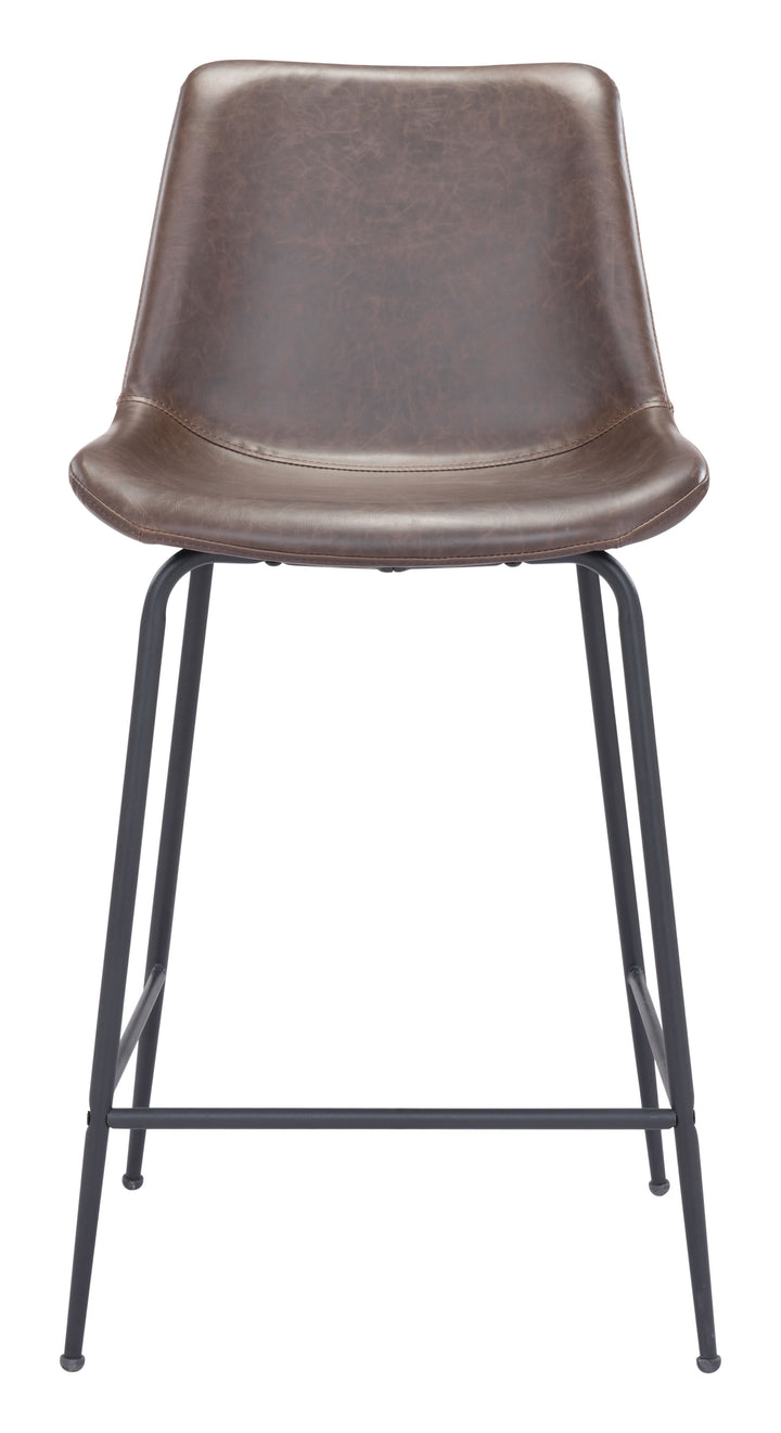 The Byron Counter Stool Brown  Era and Style Inspired Home Decor 1