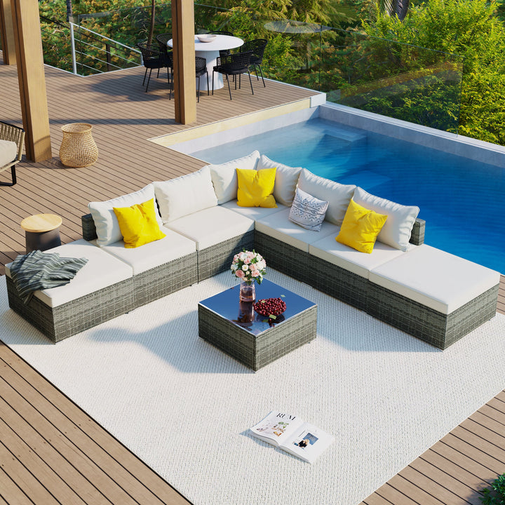 8-Piece Outdoor Patio Furniture Set