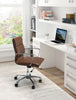 The Ithaca Office Chair Vintage Brown  Era and Style Inspired Home Decor 1