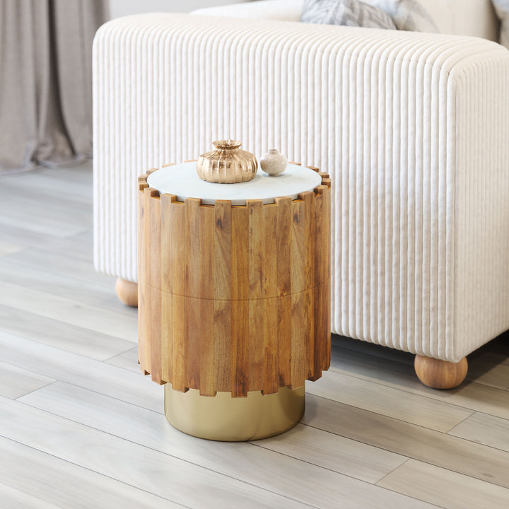 The Bombay Side Table Natural  Era and Style Inspired Home Decor 1