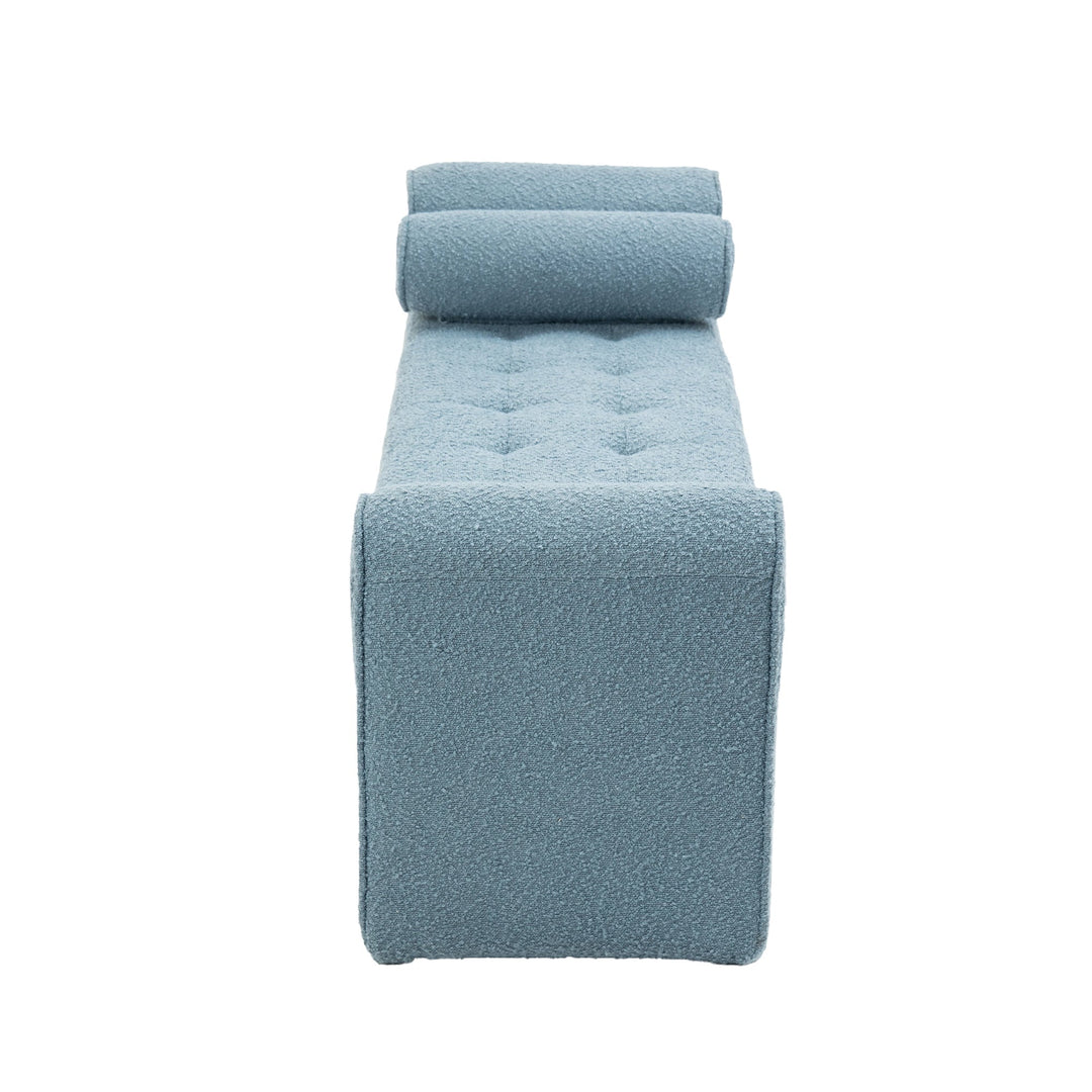 Loop Gauze Modern Ottoman Bench