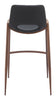 The Desi Barstool (Set of 2) Black & Walnut  Era and Style Inspired Home Decor 1