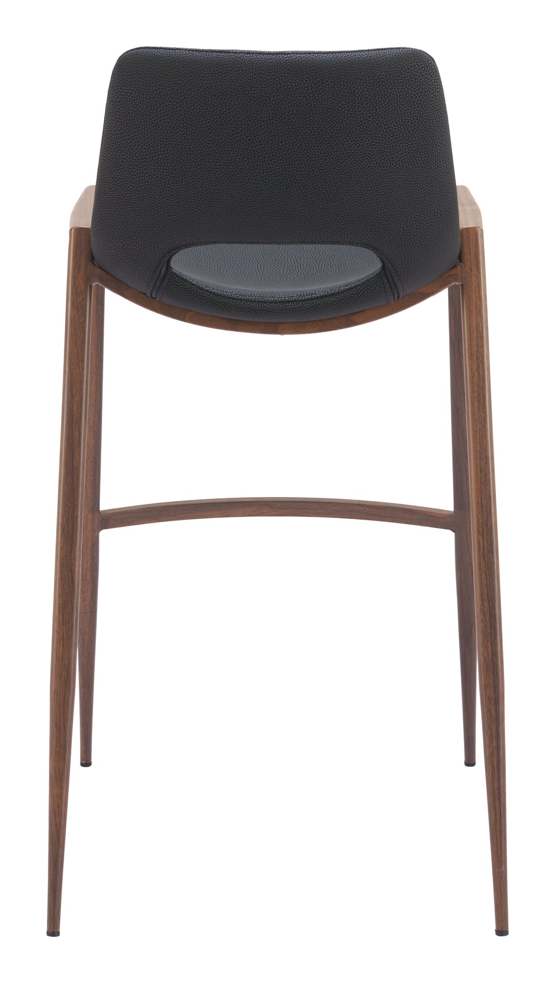 The Desi Barstool (Set of 2) Black & Walnut  Era and Style Inspired Home Decor 1