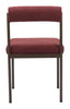 The Livorno Dining Chair Red & Bronze  Era and Style Inspired Home Decor 1