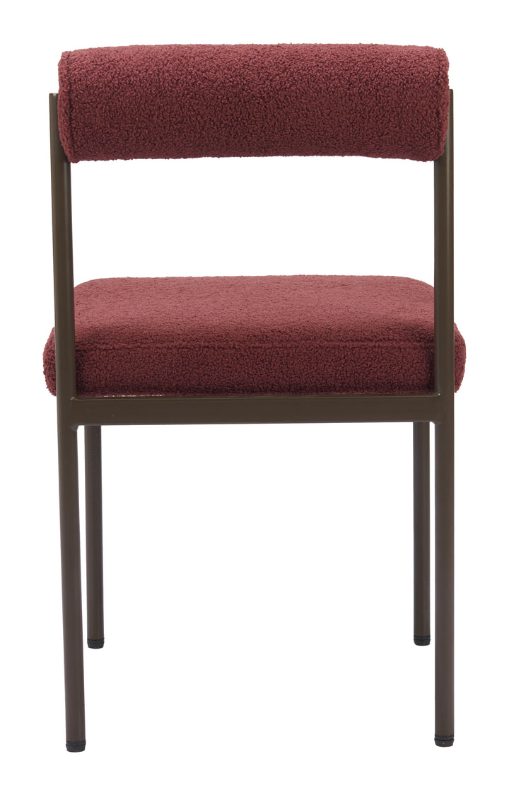 The Livorno Dining Chair Red & Bronze  Era and Style Inspired Home Decor 1