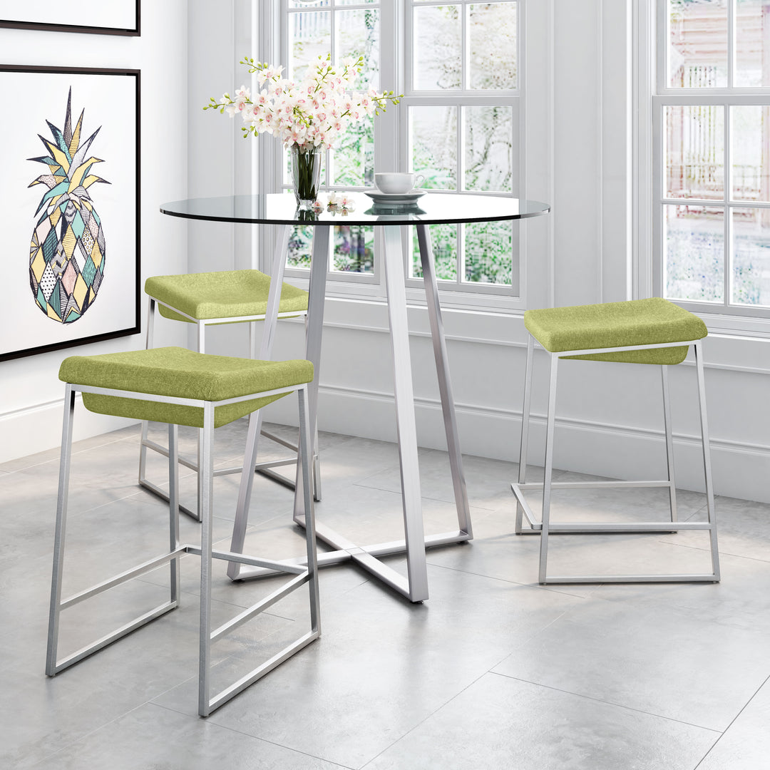 The Lids Counter Stool (Set of 2) Green  Era and Style Inspired Home Decor 1