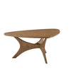 Ink+Ivy Blaze Triangle Solid Wood Coffee Table