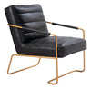 The Dallas Accent Chair Vintage Black  Era and Style Inspired Home Decor 1