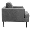 The Decade Armchair Vintage Gray  Era and Style Inspired Home Decor 1