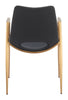 The Desi Dining Chair (Set of 2) Black & Gold  Era and Style Inspired Home Decor 1