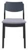 The Desdamona Dining Chair (Set of 2) Gray & Black  Era and Style Inspired Home Decor 1