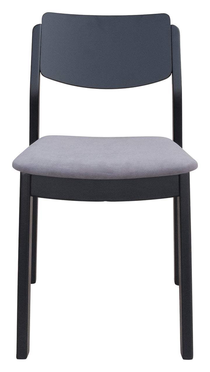 The Desdamona Dining Chair (Set of 2) Gray & Black  Era and Style Inspired Home Decor 1