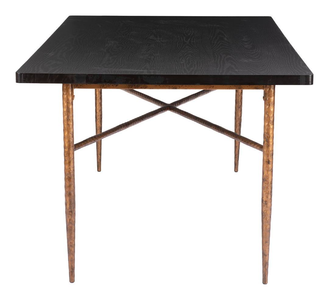 The Nida Dining Table Black & Bronze  Era and Style Inspired Home Decor 1