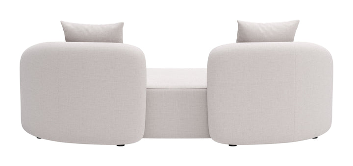 The Sunny Isles Loveseat Beige  Era and Style Inspired Home Decor 1