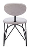 The Novi Dining Chair (Set of 2) Dove Gray  Era and Style Inspired Home Decor 1