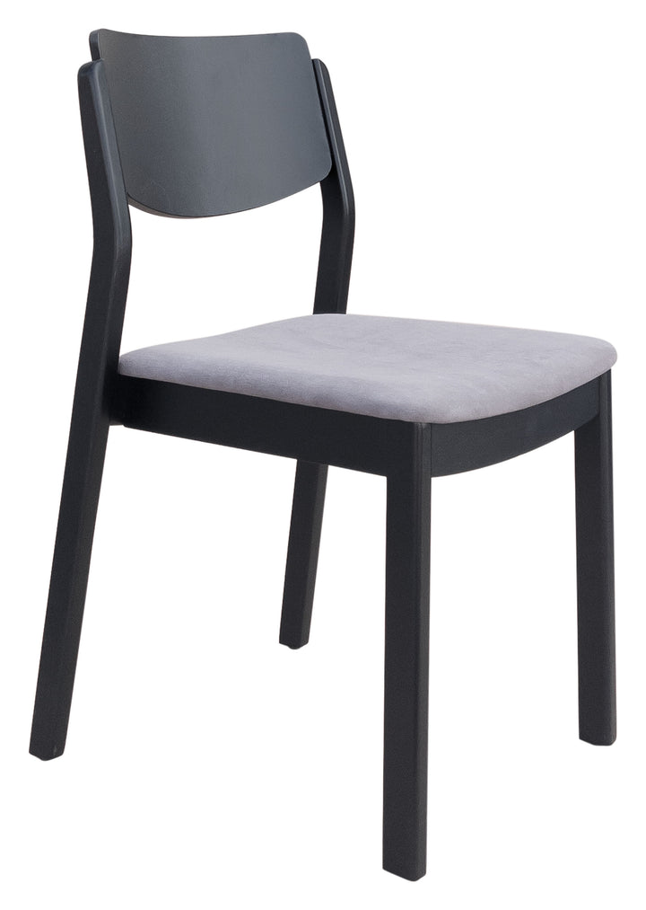 The Desdamona Dining Chair (Set of 2) Gray & Black  Era and Style Inspired Home Decor 1