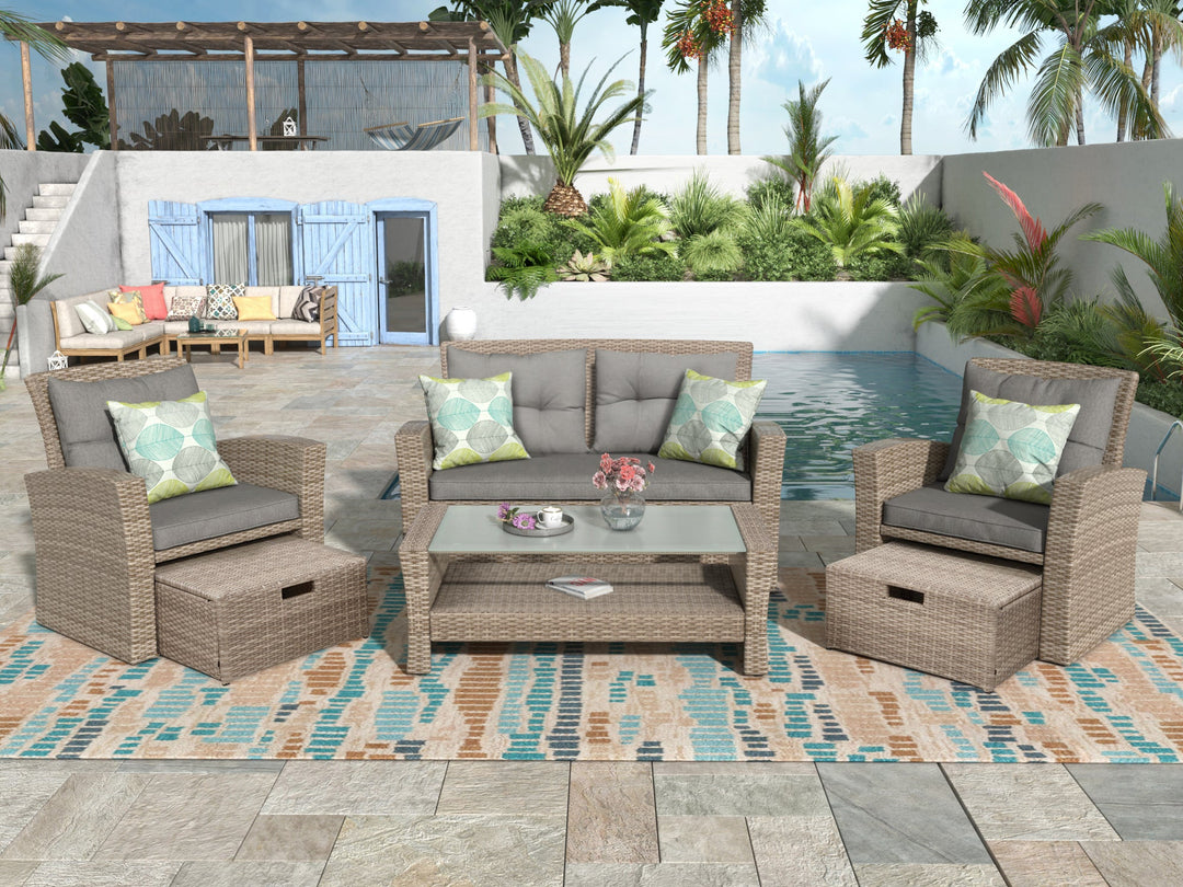 4-Piece Tengbian Outdoor Patio Furniture Set