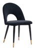 The Menlo Dining Chair (Set of 2) Black  Era and Style Inspired Home Decor 1