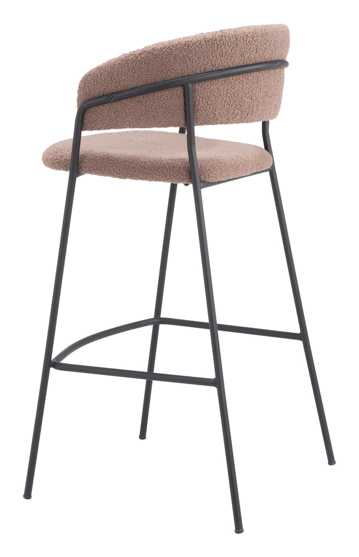 The Josephine Barstool (Set of 2) Brown  Era and Style Inspired Home Decor 1