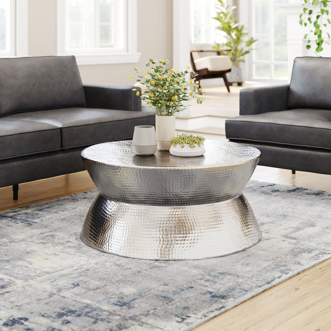 The Madryn Coffee Table Silver  Era and Style Inspired Home Decor 1