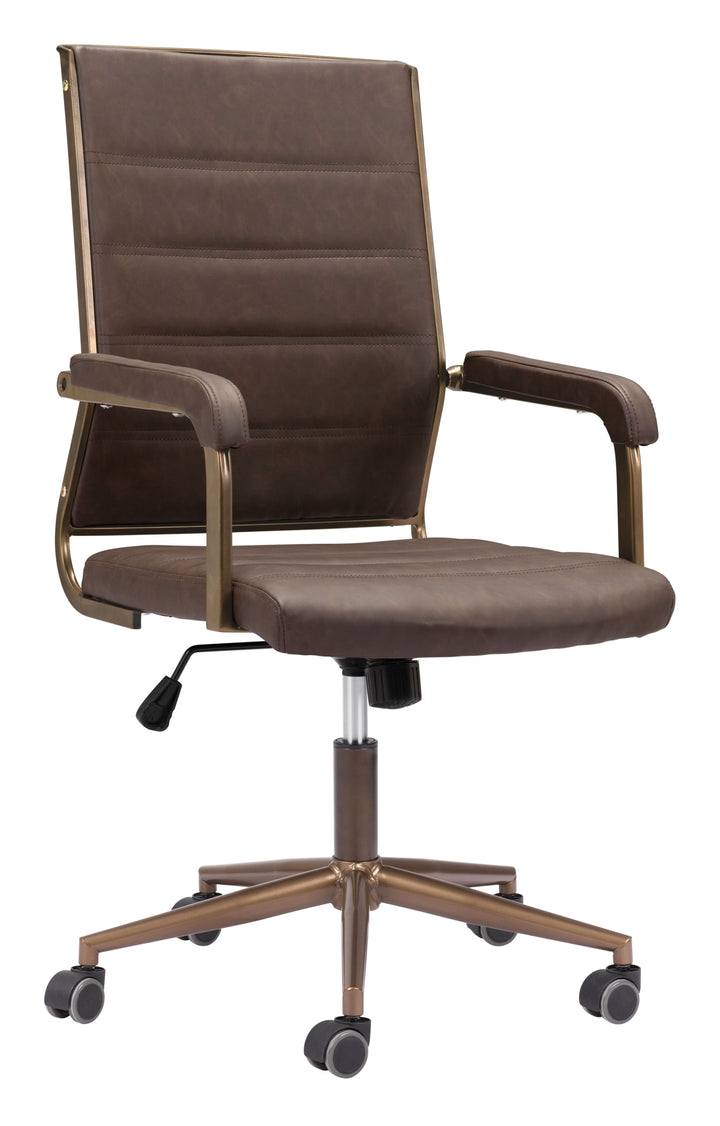 The Auction Office Chair Espresso  Era and Style Inspired Home Decor 1