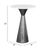 The Tim Side Table White & Black  Era and Style Inspired Home Decor 1