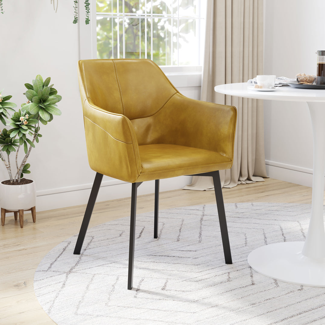 The Loiret Dining Chair (Set of 2) Yellow  Era and Style Inspired Home Decor 1