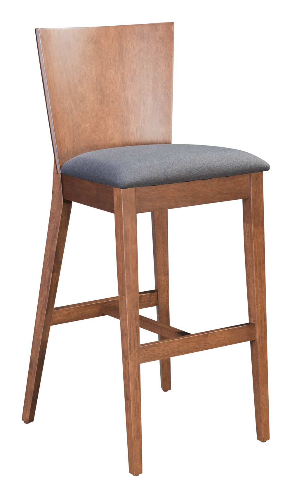 The Ambrose Barstool (Set of 2) Walnut & Dark Gray  Era and Style Inspired Home Decor 1