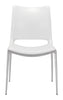 The Ace Dining Chair (Set of 2) White & Silver  Era and Style Inspired Home Decor 1