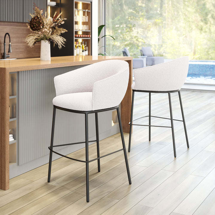 The Essen Barstool Ivory  Era and Style Inspired Home Decor 1