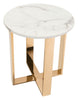 The Atlas End Table White & Gold  Era and Style Inspired Home Decor 1