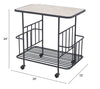 The Argus Bar Cart Black  Era and Style Inspired Home Decor 1