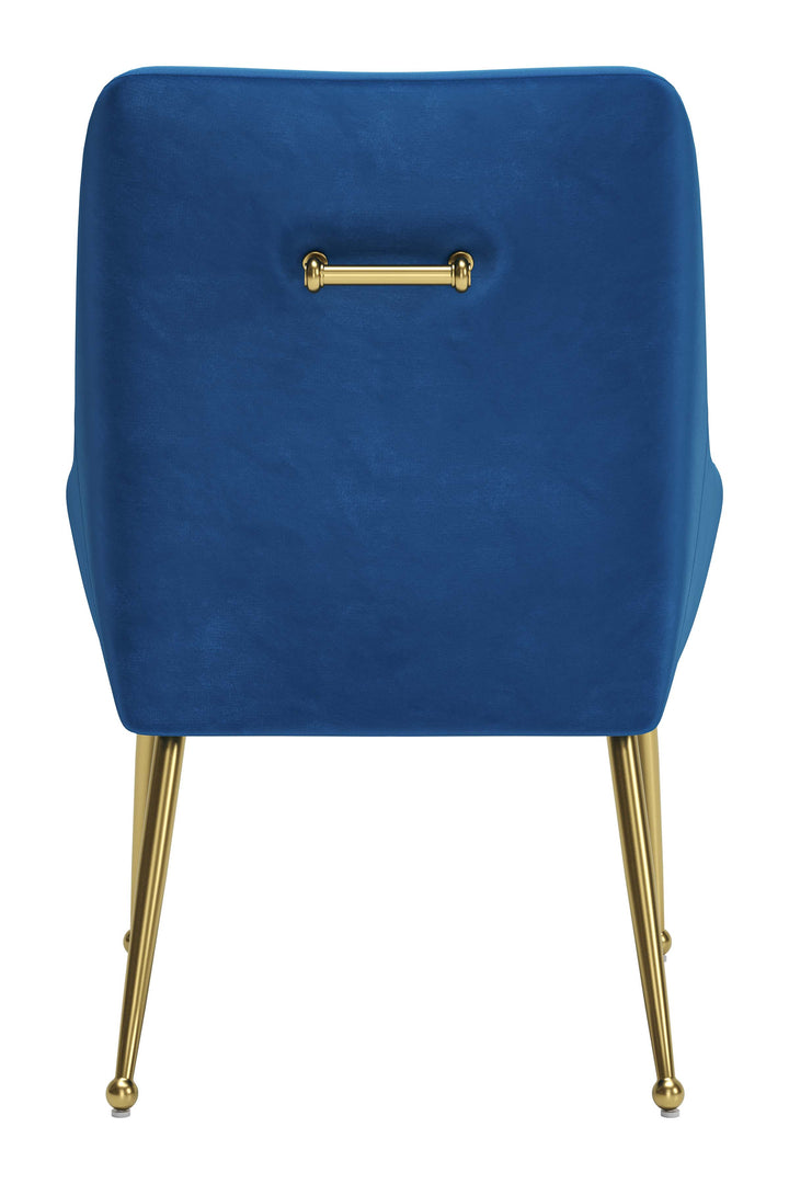 The Maxine Dining Chair Navy Blue & Gold  Era and Style Inspired Home Decor 1