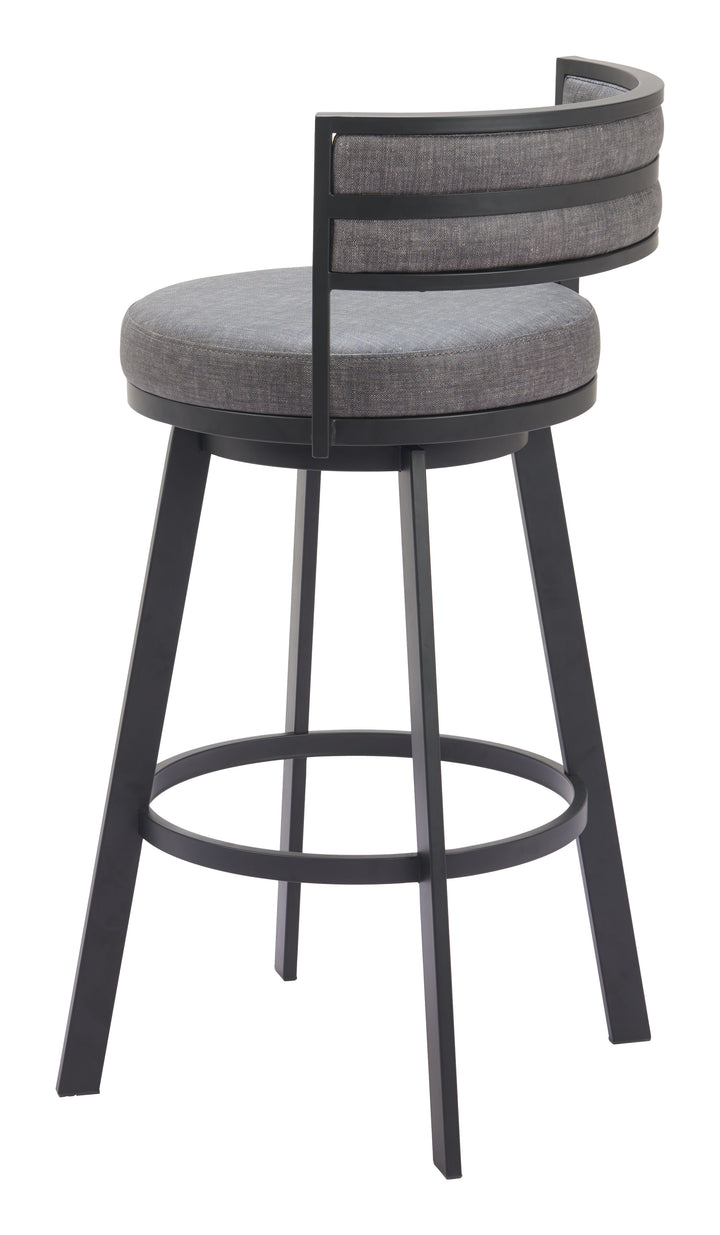 The Gimsby Swivel Barstool Gray  Era and Style Inspired Home Decor 1