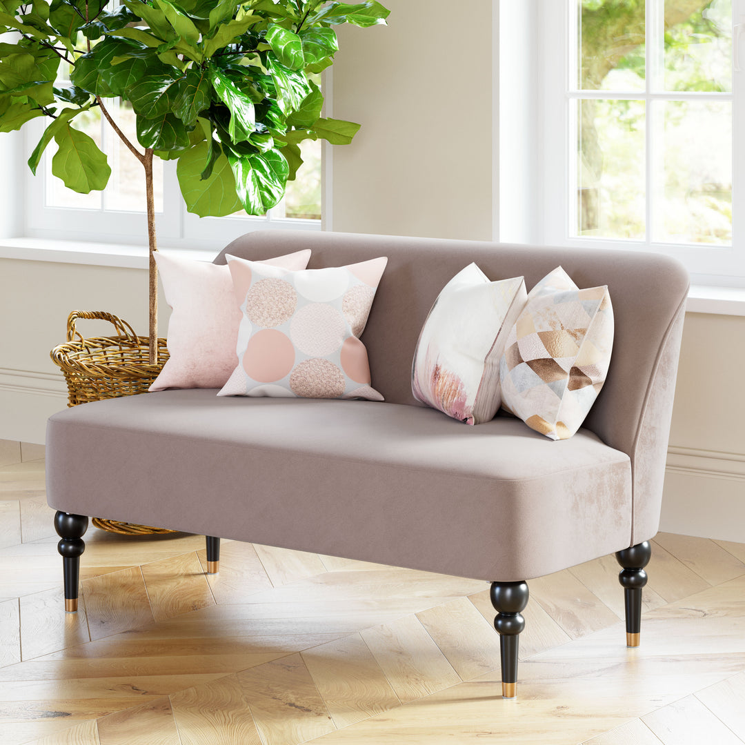 The Bintulu Loveseat Taupe  Era and Style Inspired Home Decor 1