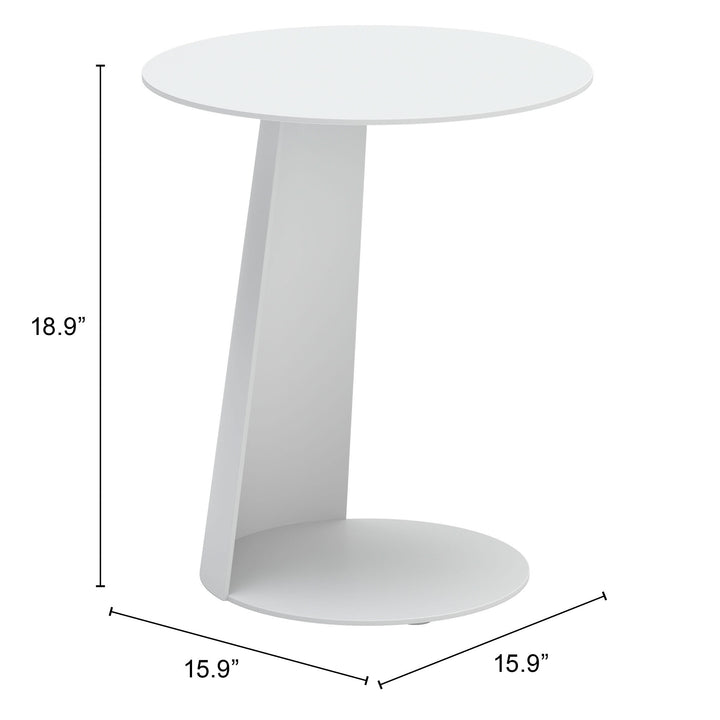 The Sunny Isles Side Table White  Era and Style Inspired Home Decor 1