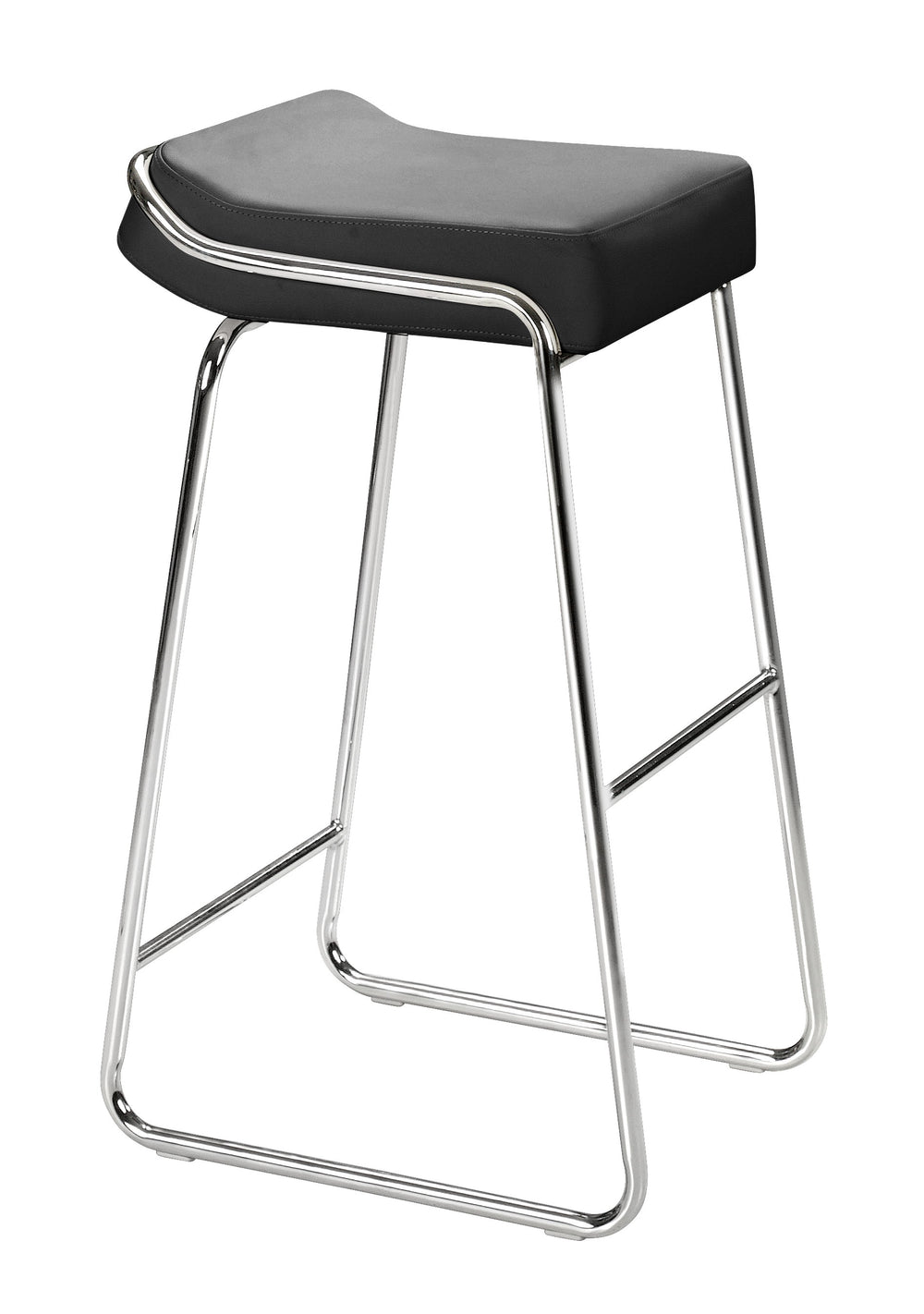 The Wedge Barstool (Set of 2) Black  Era and Style Inspired Home Decor 1