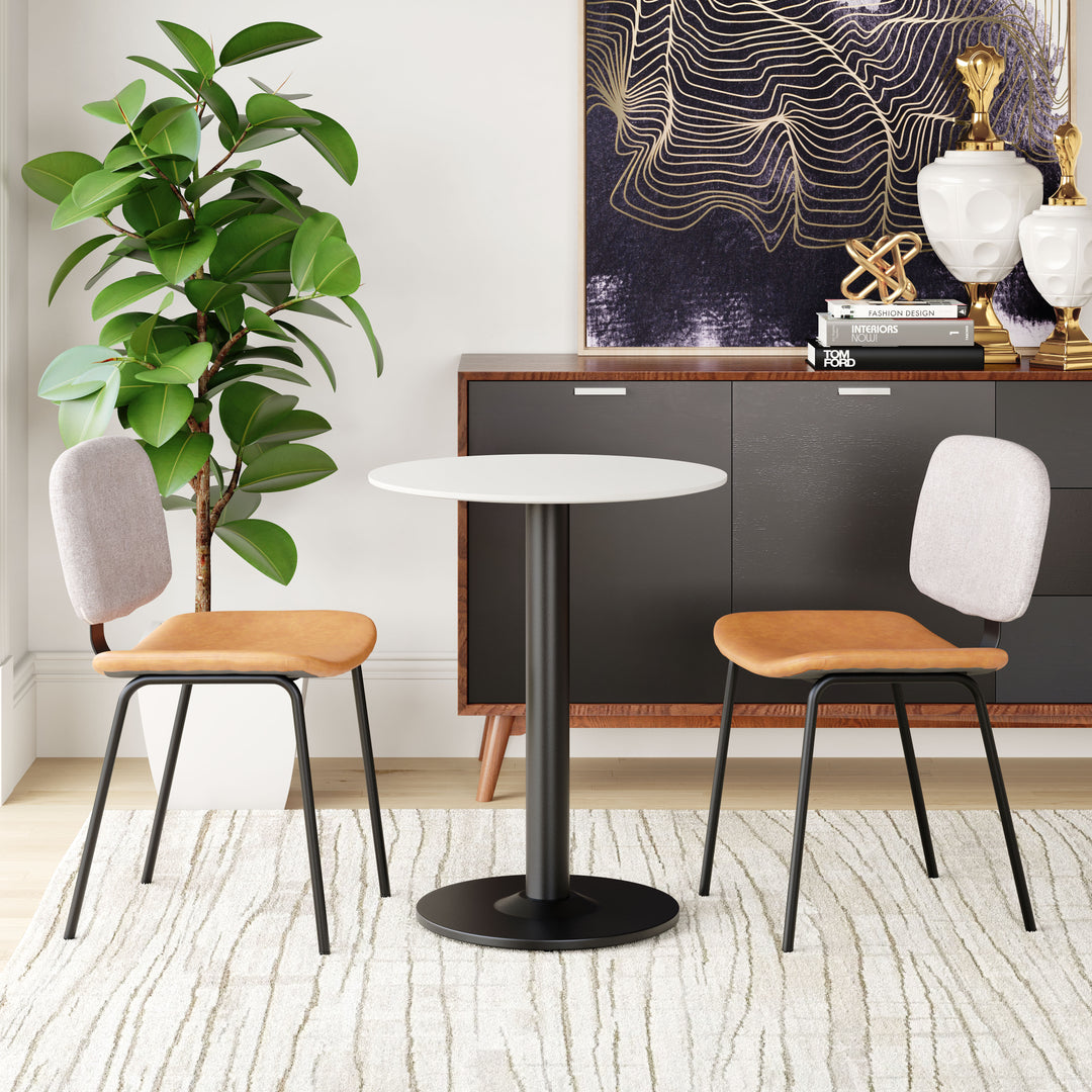 The Alto Bistro Table White & Black  Era and Style Inspired Home Decor 1