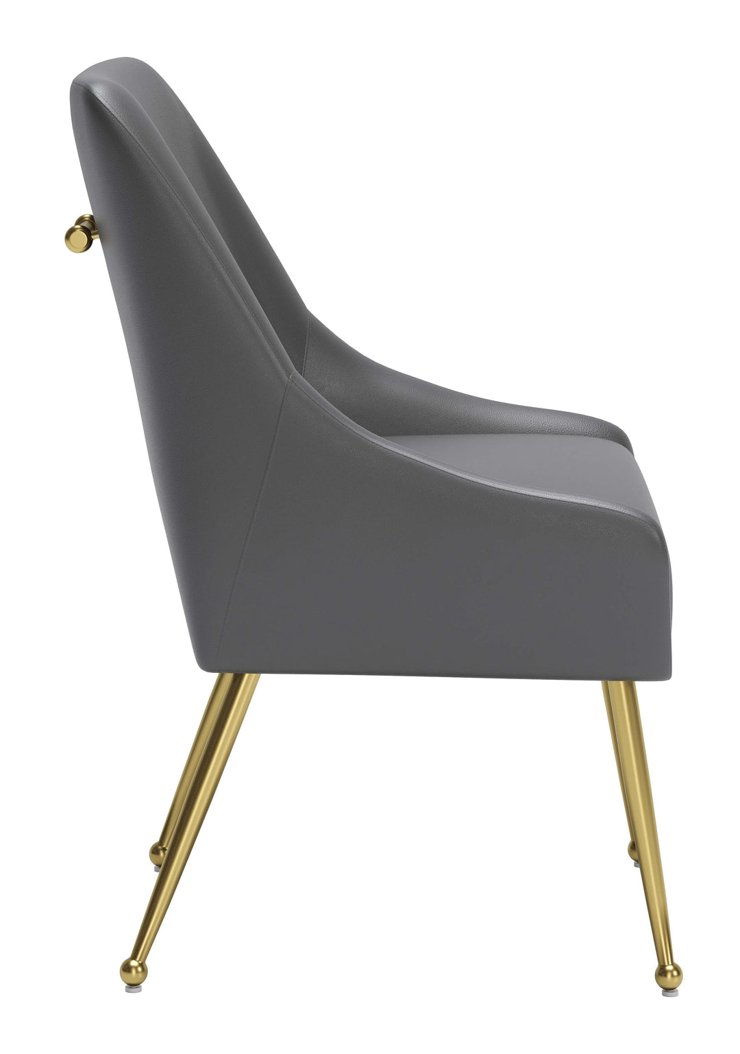 The Maxine Dining Chair Gray & Gold  Era and Style Inspired Home Decor 1